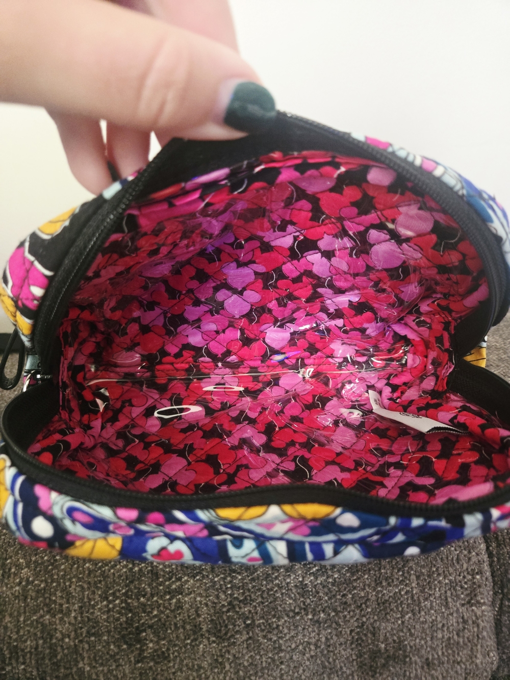 Vera Bradley Disney Whimsical Paisley BackPack and Cosmetic Pouch - Picture 4 of 4